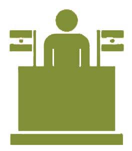 ministerial conference icone draft vert